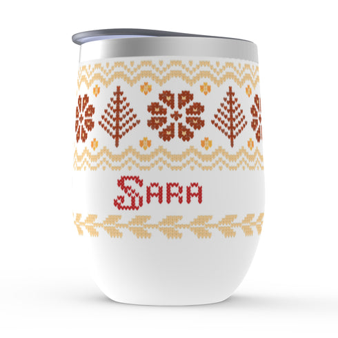 Autumnal Forest Stemless Wine Tumblers